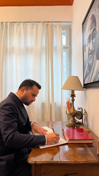 Ambassador held a meeting with Mr. Deependra Pandey, Group CEO, Luxury Venture Group (LVG) at India House, Berne, 29.07.2025